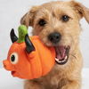Skatrs Pumpkin Bull Head Latex Chew Toy for Dogs
