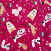 Skatrs Dog Print Blanket for Pets & Humans (Pink) Both-Bedding, Mats & Travel Supplies Skatrs