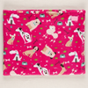 Skatrs Dog Print Blanket for Pets & Humans (Pink) Both-Bedding, Mats & Travel Supplies Skatrs