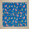 Skatrs Dog Print Blanket for Pets & Humans (Blue) Both-Bedding, Mats & Travel Supplies Skatrs