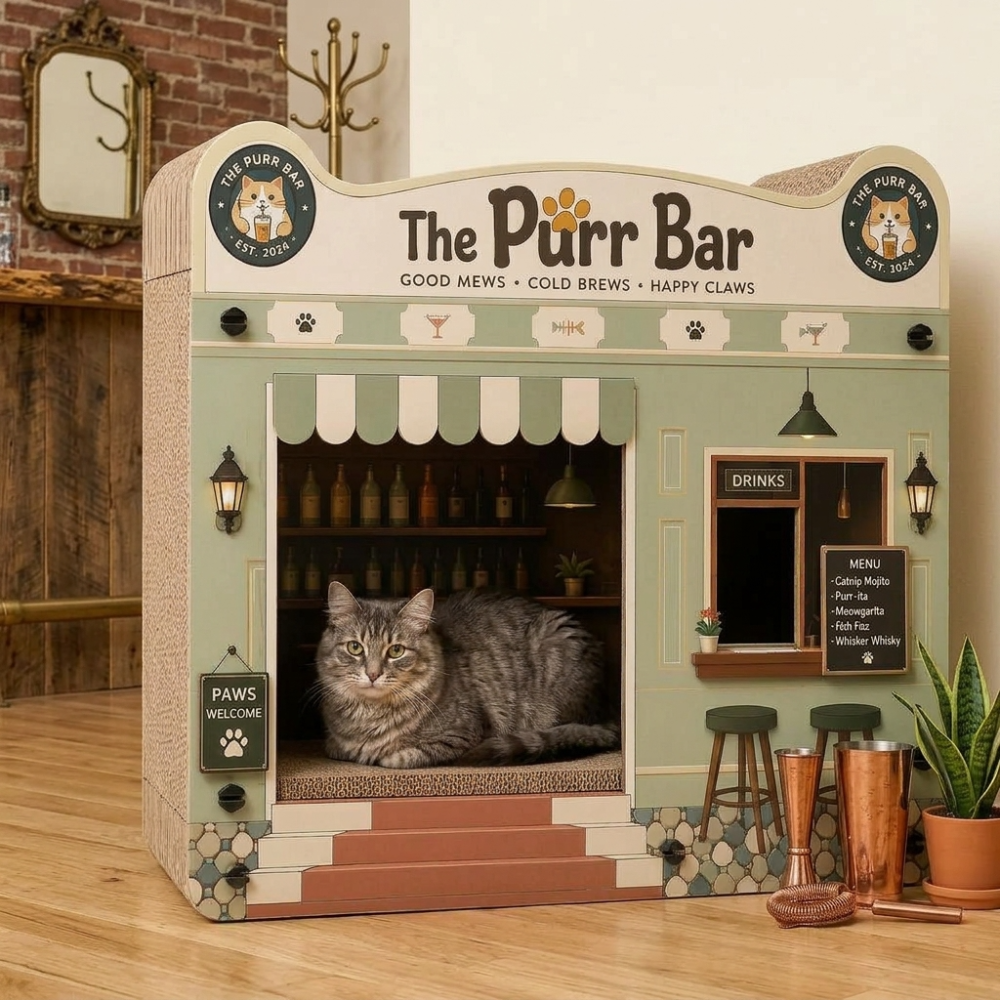 Skatrs The Purrr Bar Scratcher for Cats Cats-Toys Skatrs