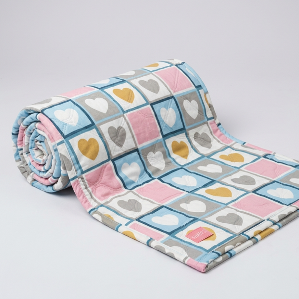 Skatrs Heart Blanket for Dogs & Cats