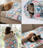 Skatrs Heart Blanket for Dogs & Cats Both-Bedding, Mats & Travel Supplies Skatrs 45x40in