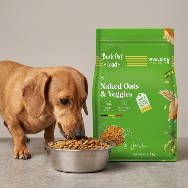 Bark Out Loud Naked Oats & Veggies Veg Mini & Small Breed Adult Dog Dry Food
