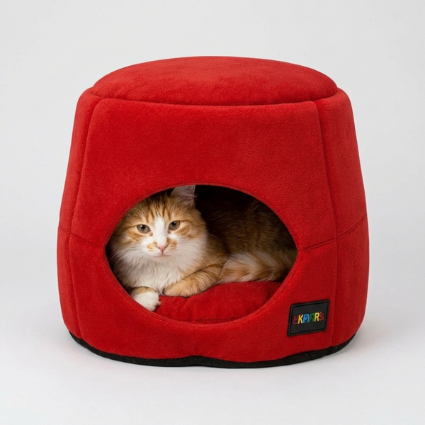 Skatrs Red Tent for Small Dogs and Cats