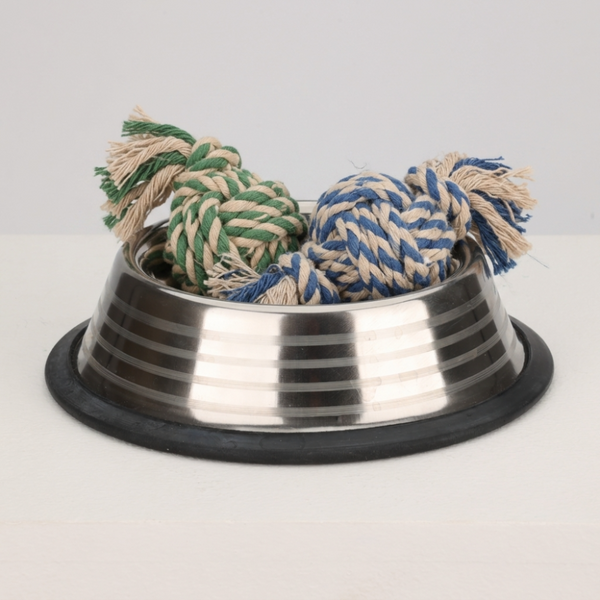 Skatrs - Play and hydrate combo for dogs (Assorted Rope toy in colour and shape)