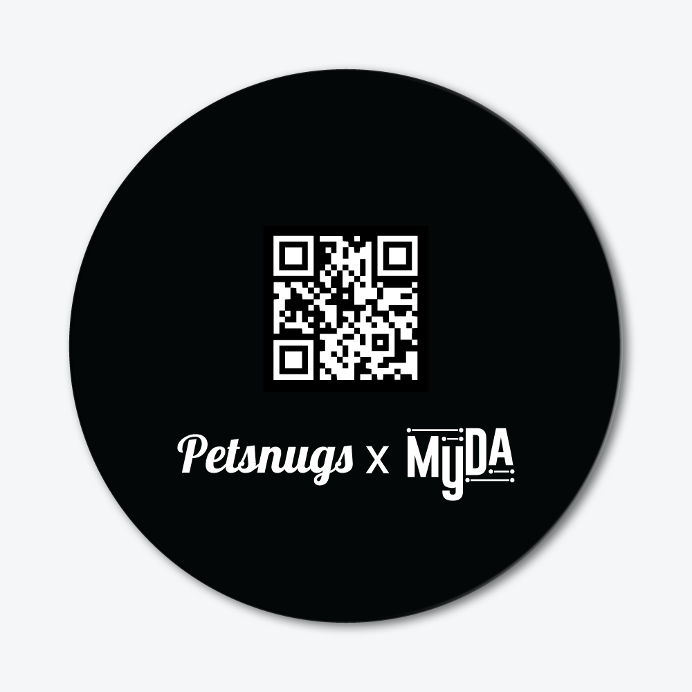 Petsnugs X Myda Tags NFC/ QR Enabled for Dogs and Cats
