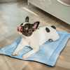 Pet Set Go Sky Bloom Mat for Dogs (Sky Blue) Dogs-Bedding, Mats & Travel Supplies Pet Set Go Dropship