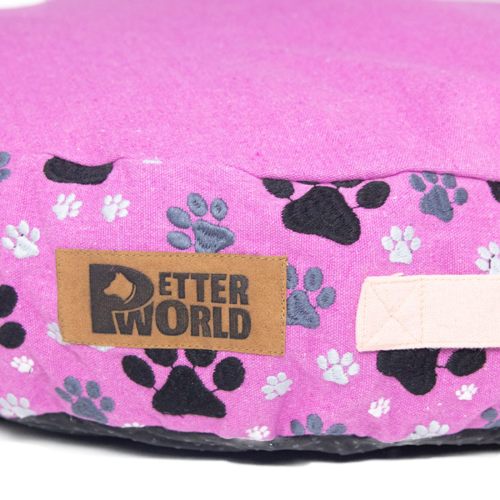 Petter World Indoor Artisanal Round Cushioned Bed with Washable