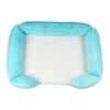 Petter World Ultra Luxury Micro Fur Orthopedic Sofa Bed with Sherpa Fur Cushion for Dogs and Cats (Turquoise) Both-Bedding, Mats & Travel Supplies Petter World Dropship