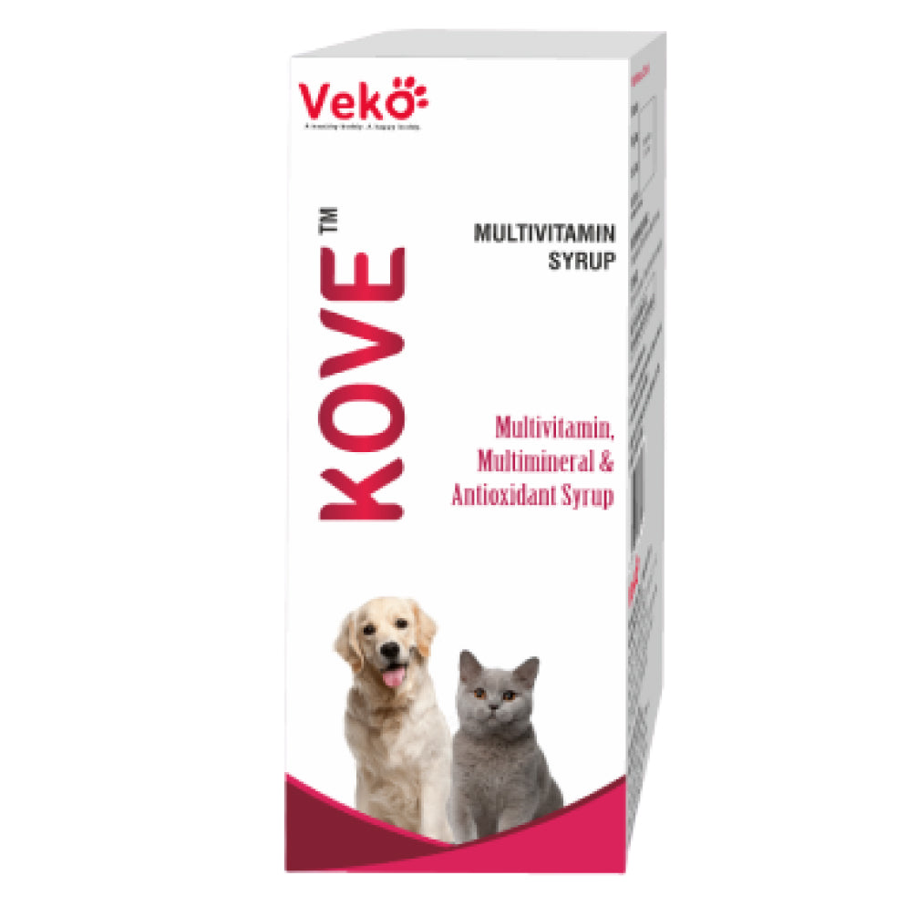 Veko Kove Multivitamin Syrup for Dogs and Cats (200ml) Both-Pharmacy Veko Pharmacy 200mL