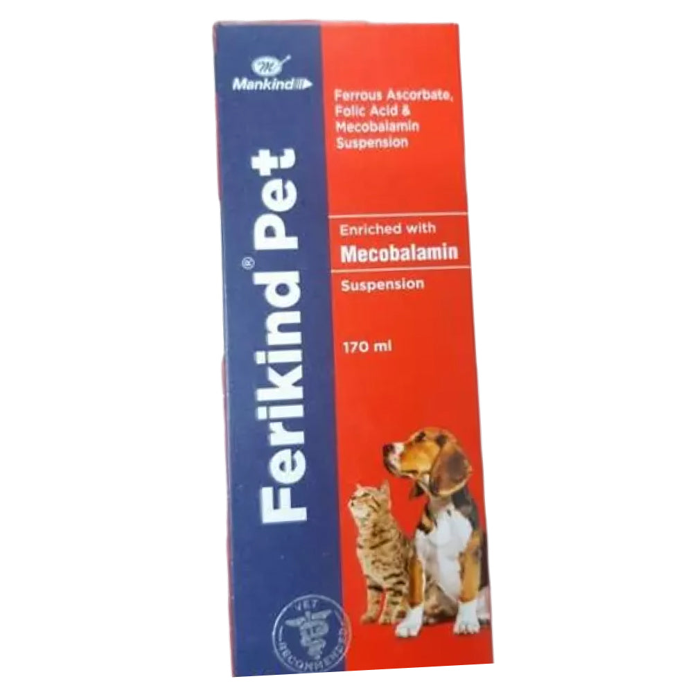 Buy Mankind Ferikind Pet Suspension for Dogs and Cats (170ml) online at ...