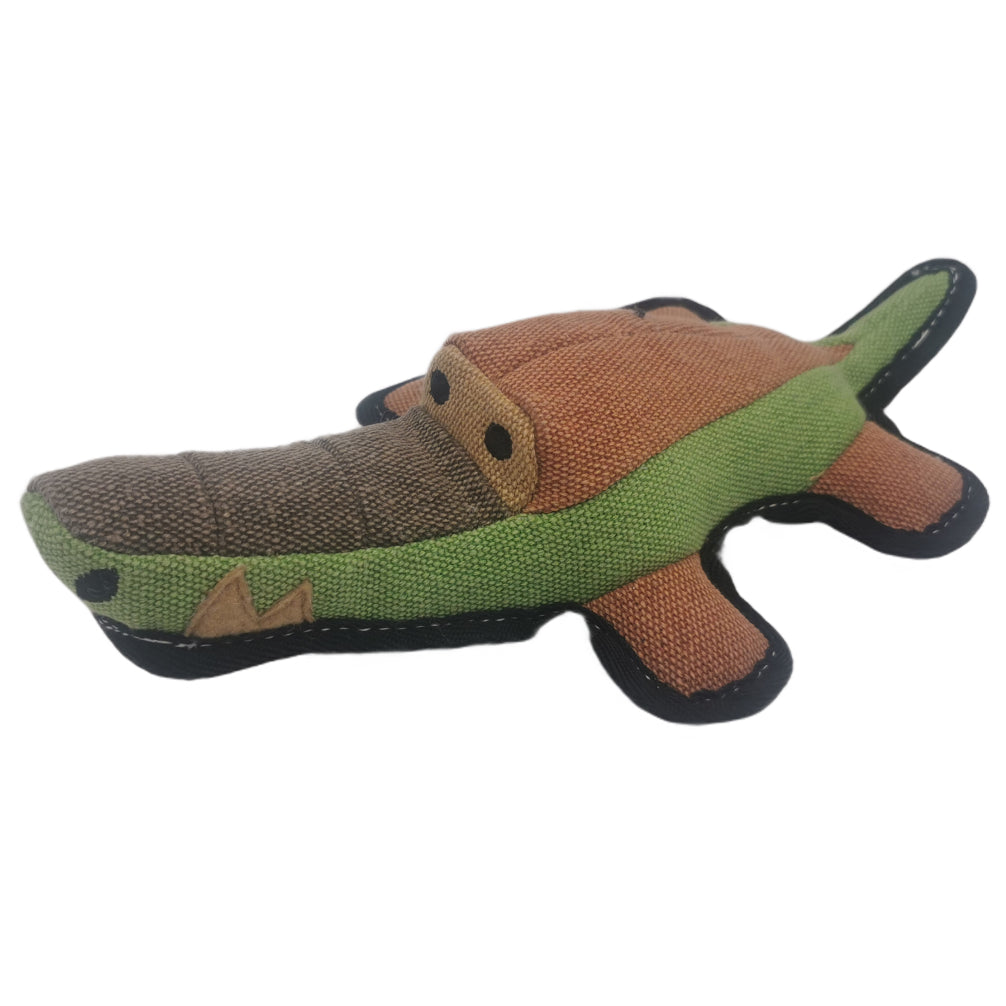 NutraPet The Nile Crocodile Squeaky Toy for Dogs