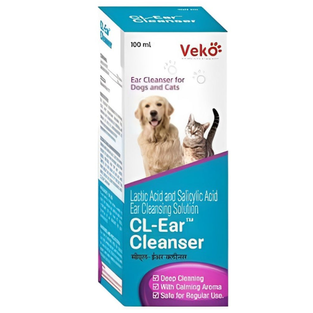 Veko CL Ear Cleanser (100ml) and Otikoo Ear Drops (15ml) Combo
