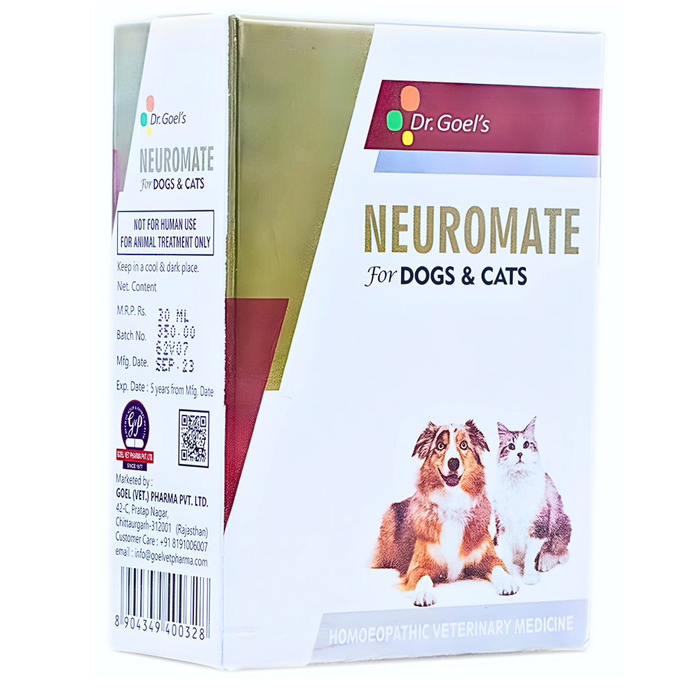 Dr Goel's Neuromate for Dogs and Cats (30ml) Both-Pharmacy Dr Goel's Pharmacy