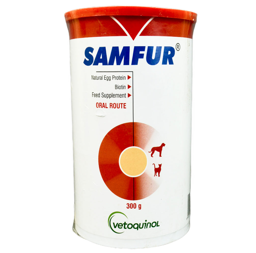Vetoquinol Samfur Skin & Coat Supplement for Dogs and Cats | Supertails