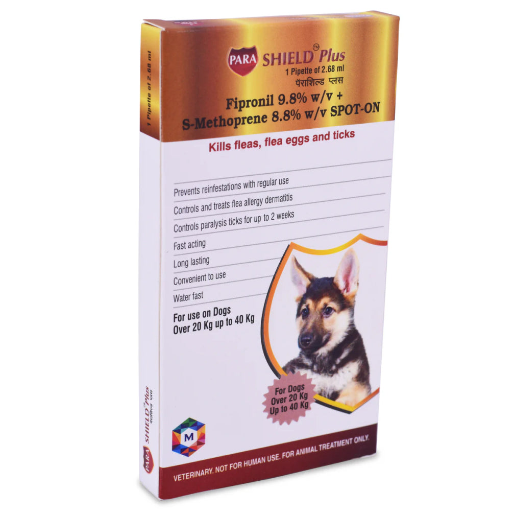 Medfly Healthcare Parashield Plus Spot On for Dogs