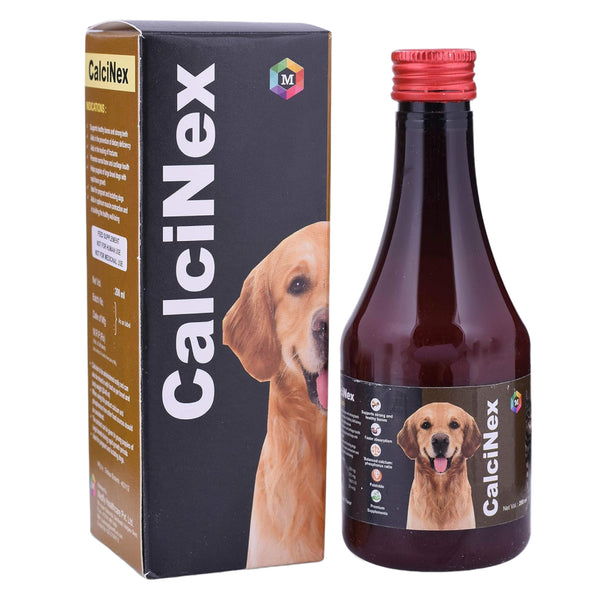 Medfly Healthcare CalciNex Syrup Calcium Supplement for Dogs and Cats (200ml)