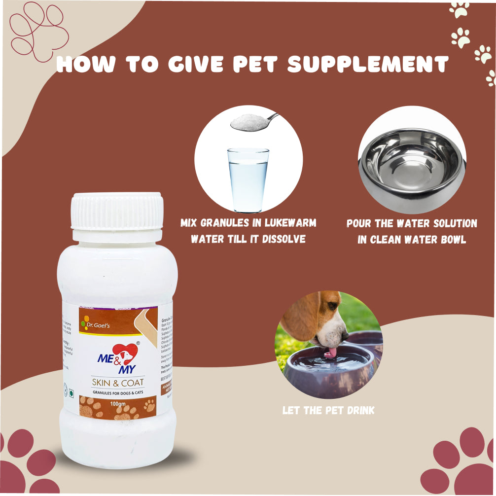 Dr Goel's Me & My Skin & Coat Supplements for Dogs and Cats