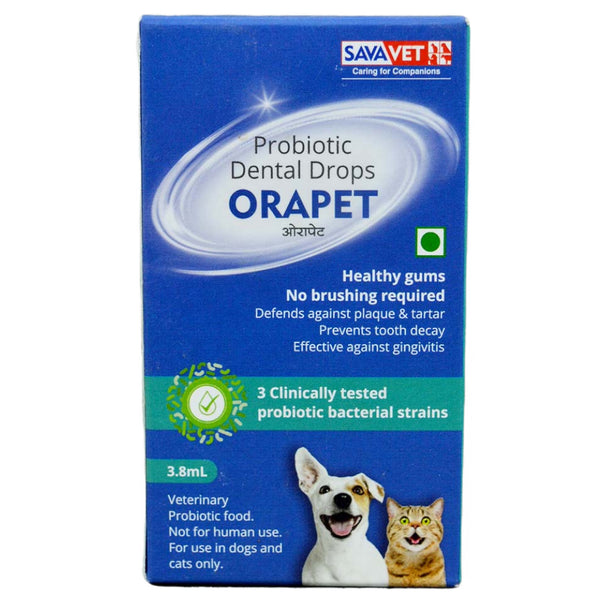 Savavet Orapet Probiotic Dental Drops for Dogs and Cats ml)