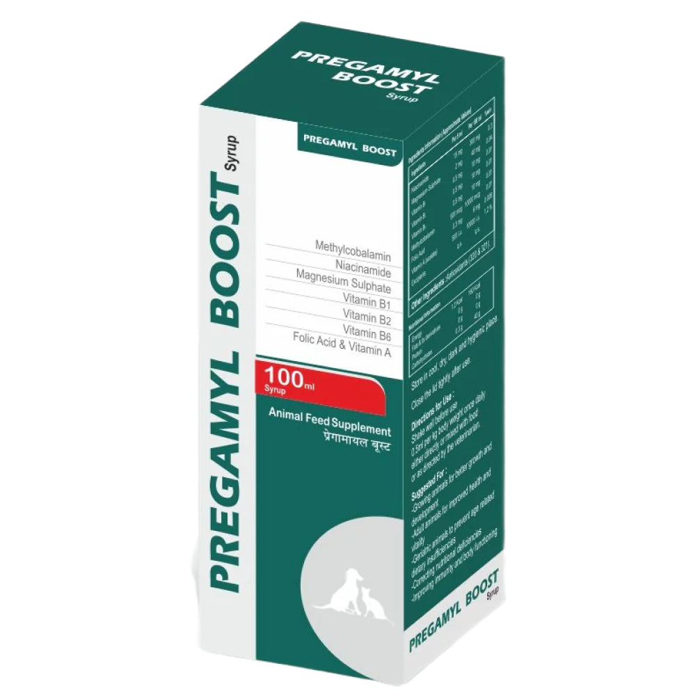 Corsie Pregamyl Boost Syrup Immunity Supplement for Dogs and Cats Both-Pharmacy Corise Pharmacy 100ml