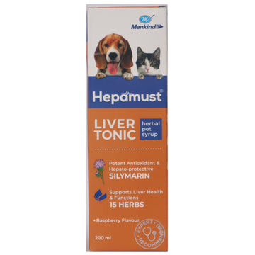 Mankind Hepamust Liver Tonic Appetite Booster for Dogs and Cats (200ml)