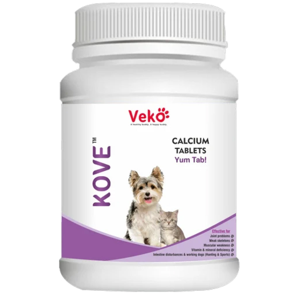 Veko Kove Calcium Tablets for Dogs and Cats