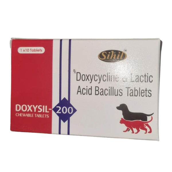 Sihil Doxysil Doxycycline 200mg Tablet for Dogs & Cats