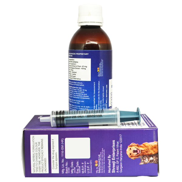 JaiVI KPG Syrup Optimizes Platelet & Blood Flow for Dogs and Cats