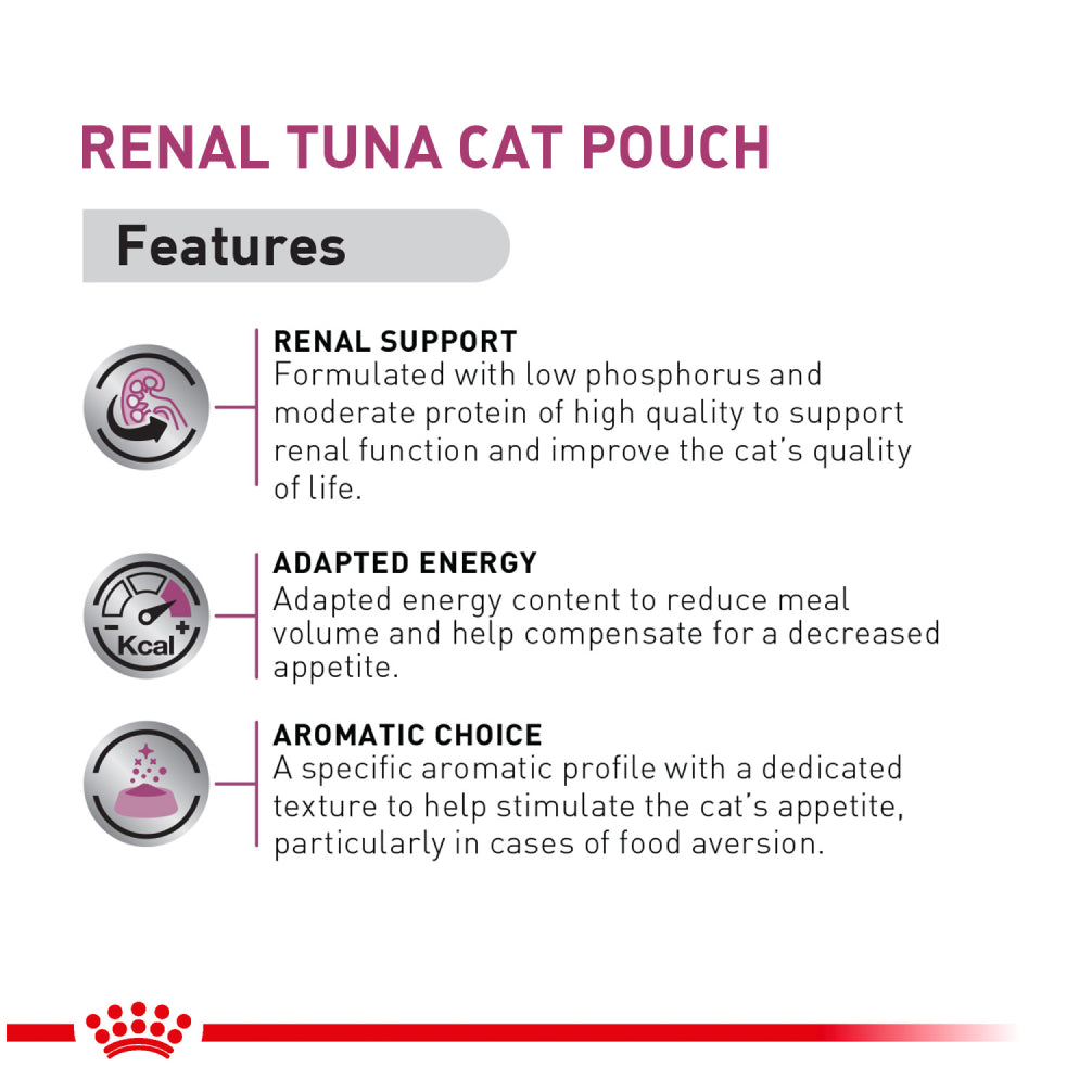 Royal Canin Veterinary Diet Renal Tuna Adult Cat Wet Food Cats-Wet Food Royal Canin V-Diet