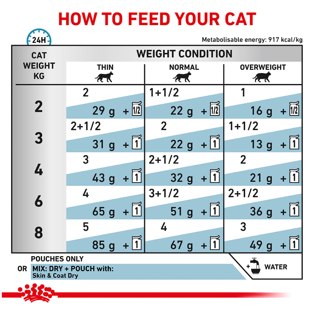 Royal Canin Veterinary Diet Skin & Coat Cat Wet Food Cats-Wet Food Royal Canin V-Diet