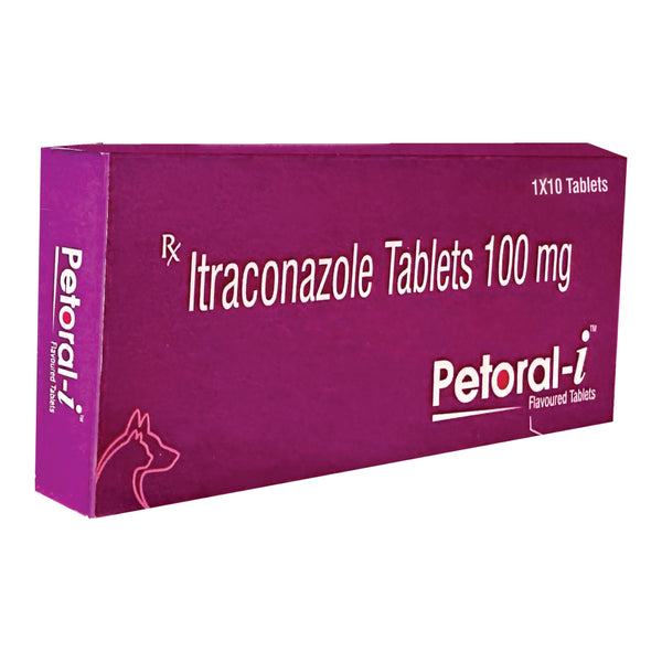 TTK Petoral I (Itraconazole) 200mg Antifungal Tablet for Dogs and Cats