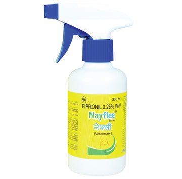 Intas Nayflee Fipronil Spray for Dogs and Cats (100ml)