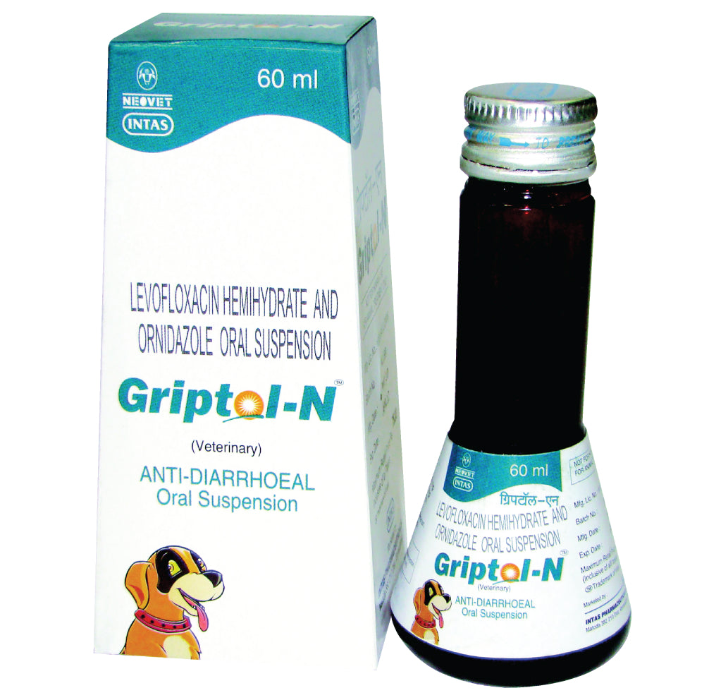 Intas Griptol N Syrup for Dogs (60ml)