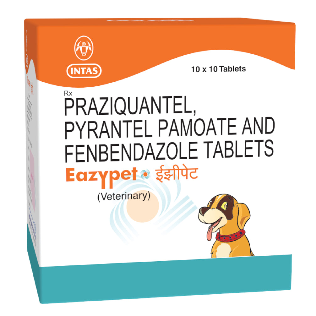 Intas Eazypet Dog Deworming Tablet (pack of 10 tablets)