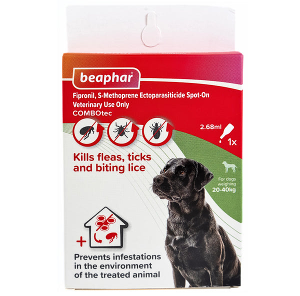 Beaphar Flea & Tick Spot On Combotec for Dogs (20-40kg)