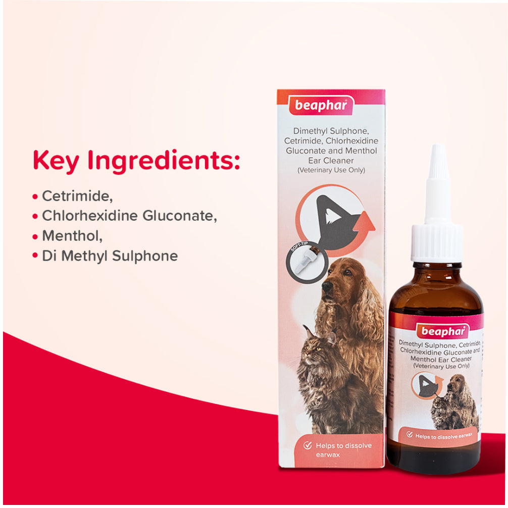 Beaphar Ear Cleaner for Dogs and Cats Supertails