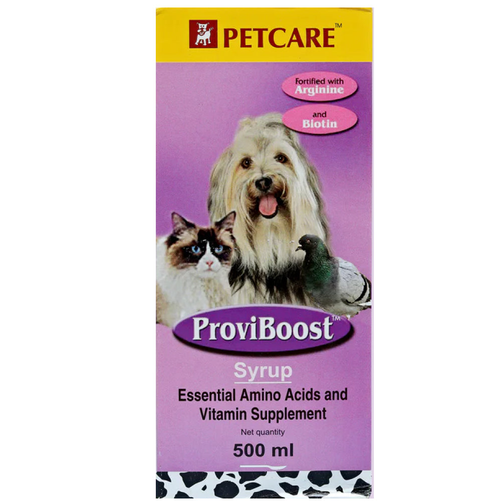 Petcare Proviboost Syrup Essential Amino Acids and Vitamin Supplements for Dogs and Cats Both-Pharmacy Petcare Pharmacy 500mL