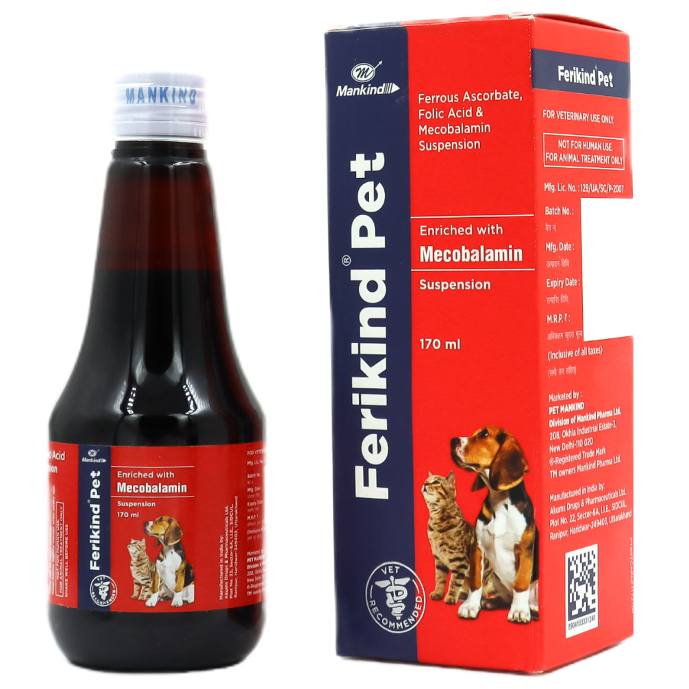 Mankind Ferikind Pet Suspension for Dogs and Cats (170ml)