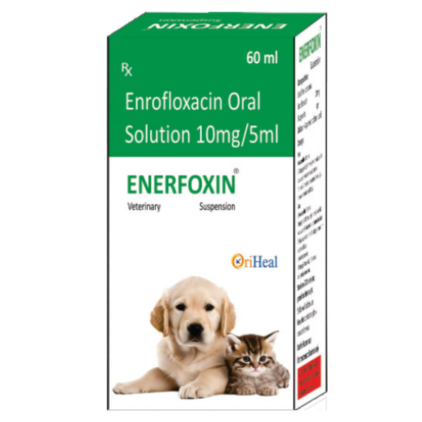 Oriheal Enerfoxin (Enrofloxacin) Oral solution for Dogs and Cats