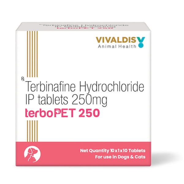 Vivaldis Terbopet 250mg (Terbinafine) Tablets for Dogs & Cats