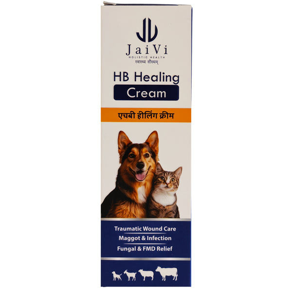 JaiVI HB Healing Cream for Dogs and Cats (Herbal Wound Care Formula)