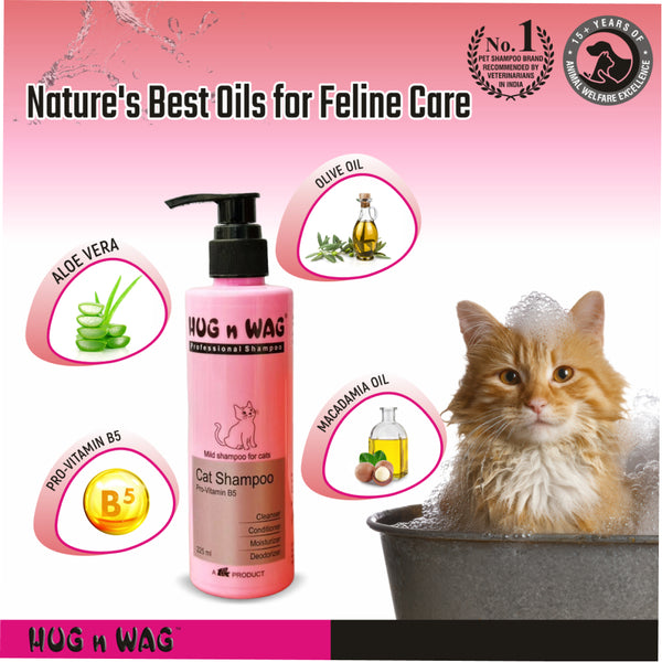 Ttk Hug n Wag Professional Mild Cat Shampoo with Pro Vitamin B5