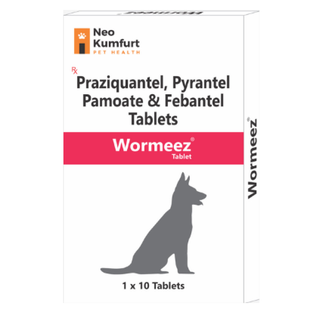 Neo Kumfurt Wormeez Tabet for Dogs (pack of 10 tablets)