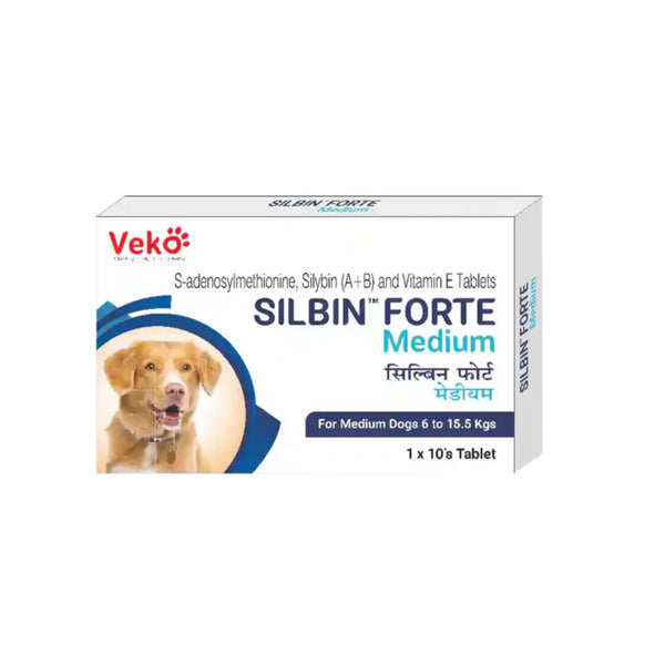 Veko Silbin Forte Medium Tablets for Medium Dogs from 6 to 15kg
