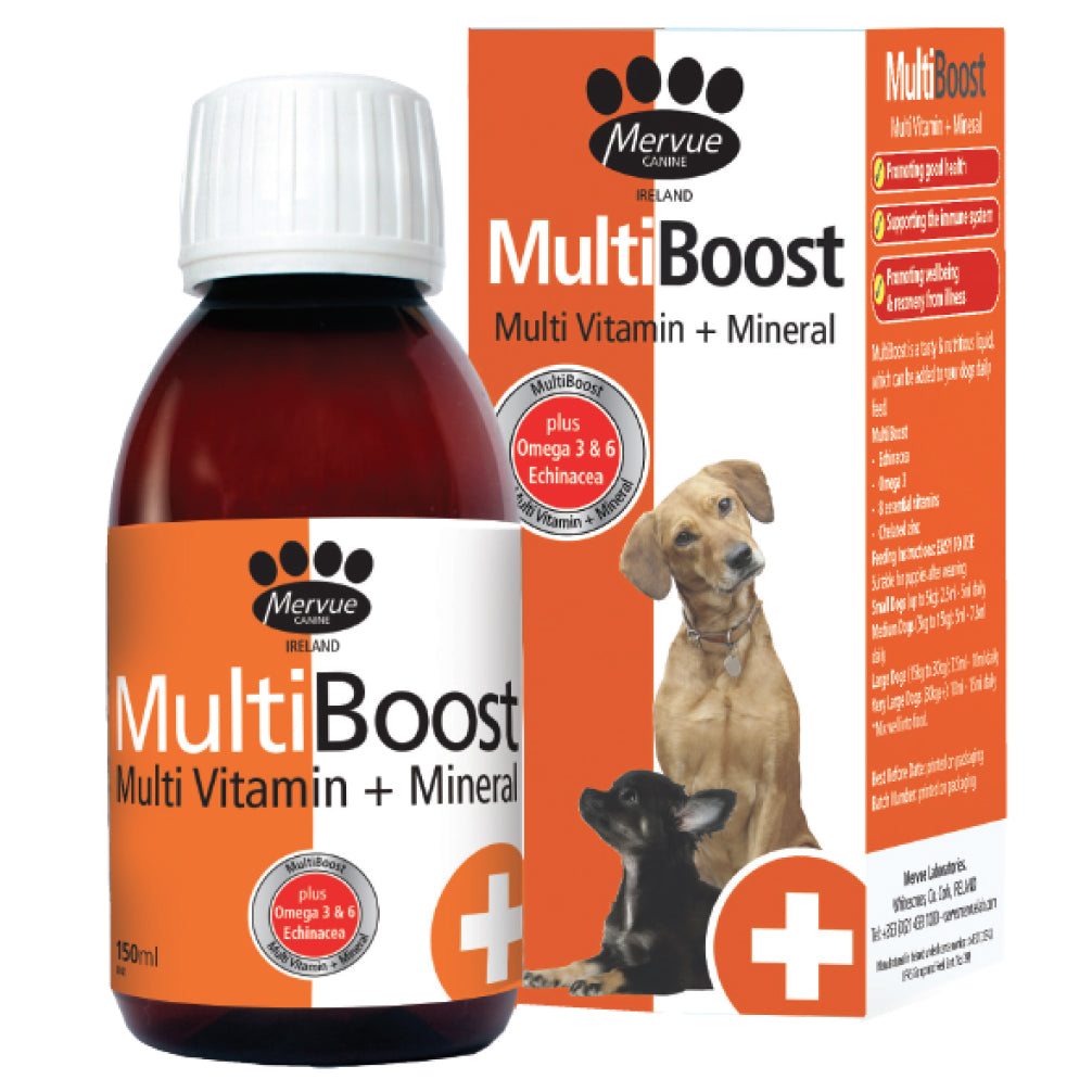 Mervue Multiboost Multivitamin & Mineral Supplements for Dogs (150ml) Dogs-Pharmacy Opus Pet Pharmacy