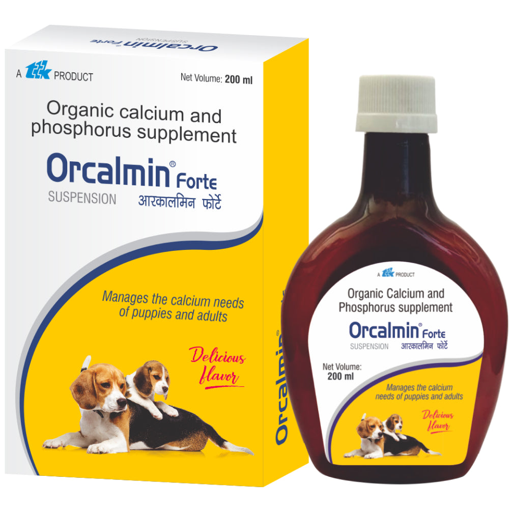 Ttk Orcalmin Forte Organic Calcium Suspension for Dogs Dogs-Pharmacy TTK Pharmacy 200ml