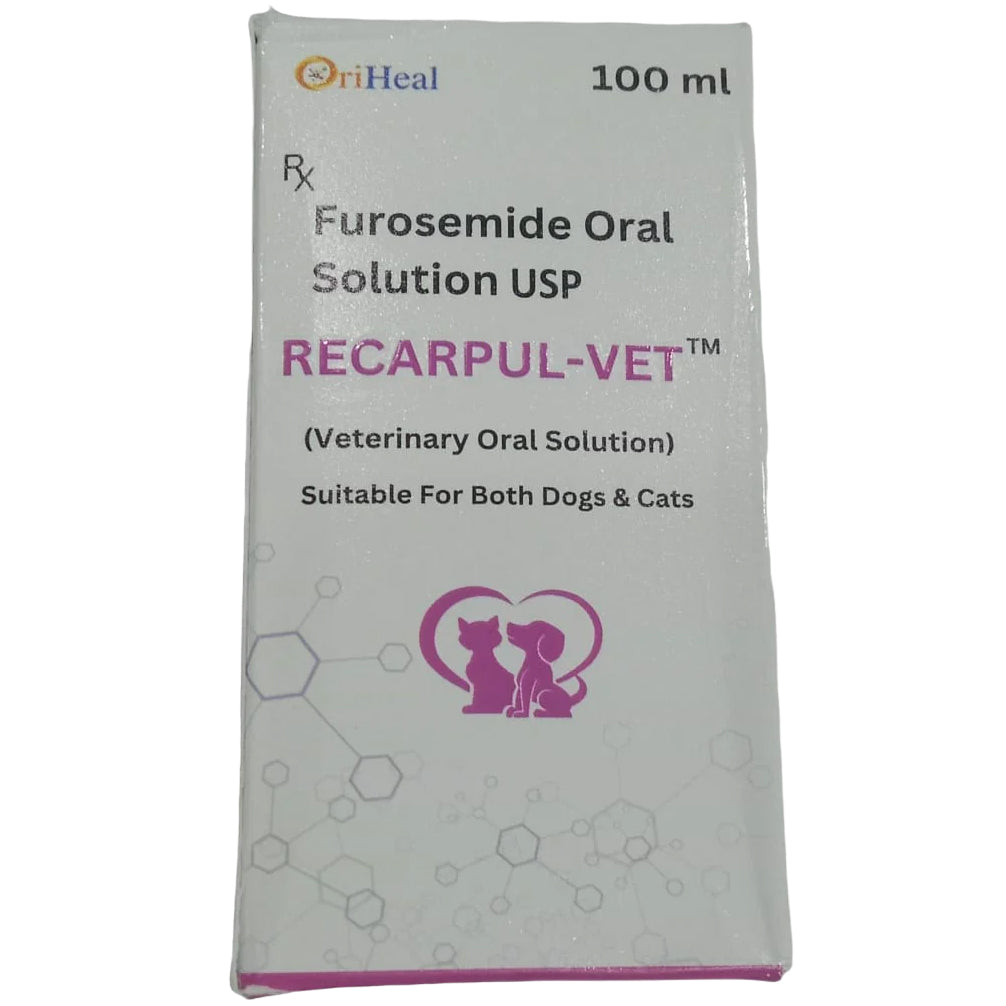 Oriheal Recarpul Vet Furosemide Oral Solution for Dogs and Cats 100ml Both-Pharmacy Oriheal Pharmacy