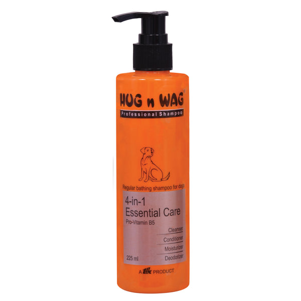 Ttk Hug n Wag Professional 4 in 1 Essential Care Shampoo with Pro Vitamin B5 for Dogs