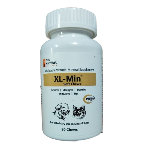 Neo Kumfurt XL Min Tablet Multivitamin for Dogs & Cats (pack of 50 tablets)